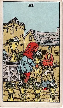 Kupa Altılısı Tarot Kartı