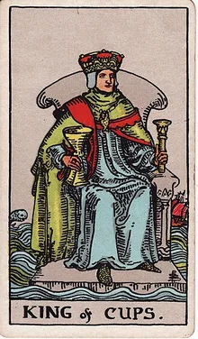 Kupa Kralı Tarot Kartı