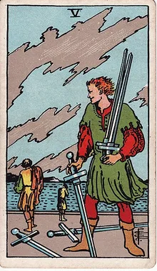Kılıç Beşlisi Tarot Kartı