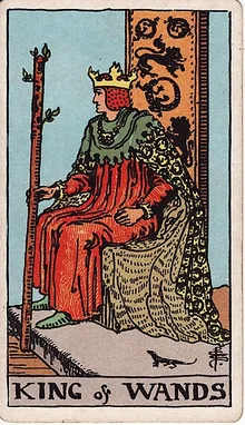 Değnek Kralı Tarot Kartı